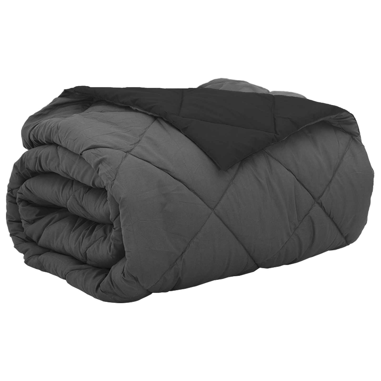 Καλοκαιρινό Παπλωματοθήκη Μαύρο και Ανθρακί 240 x 200 cm - Pakobazaar