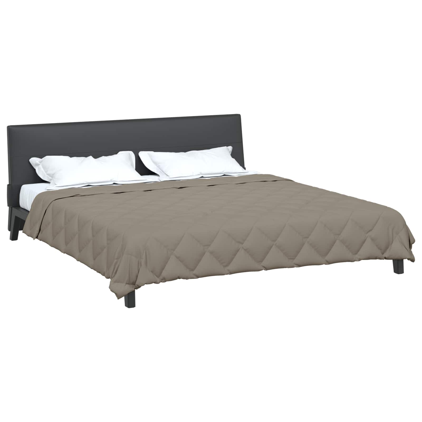 Καλοκαιρινό Παπλωματοθήκη Ανοιχτό γκρι 240 x 260 εκ. Μικροΐνες - Pakobazaar