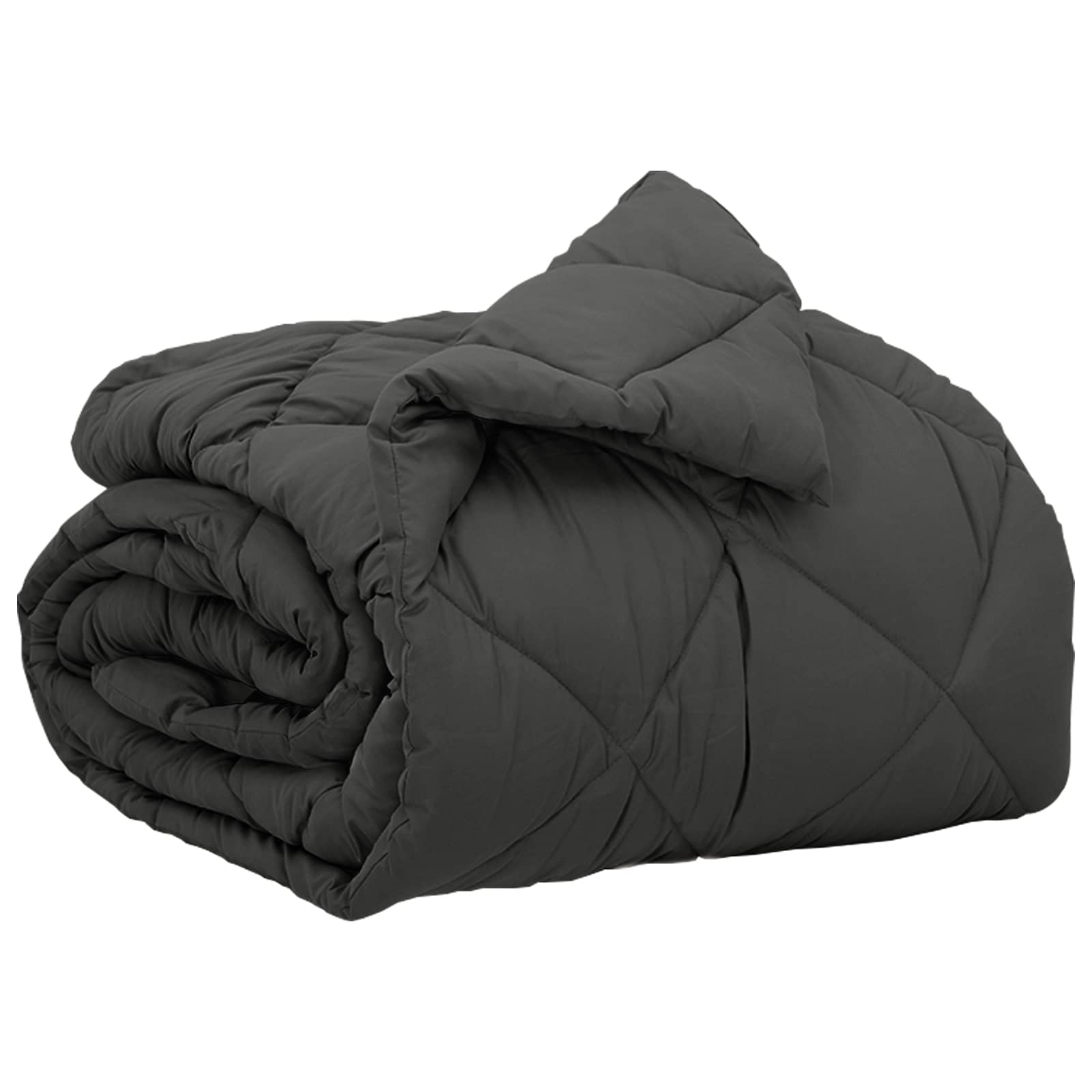 Κουβέρτα ολόκληρου του χρόνου Ανθρακί 200 x 155 εκ Μικροΐνες