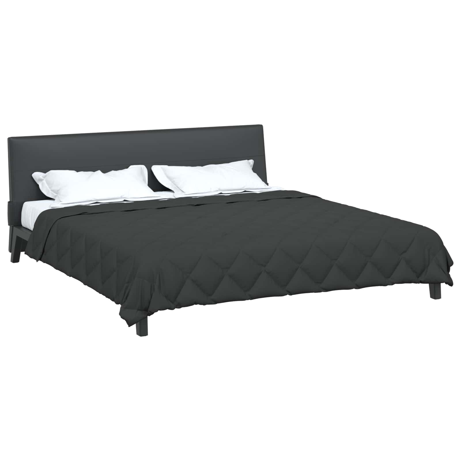 Κουβέρτα ολόκληρου του χρόνου Ανθρακί 220 x 240 cm Μικροΐνες - Pakobazaar