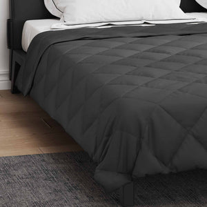 Κουβέρτα ολόκληρου του χρόνου Ανθρακί 220 x 260 cm Μικροΐνες