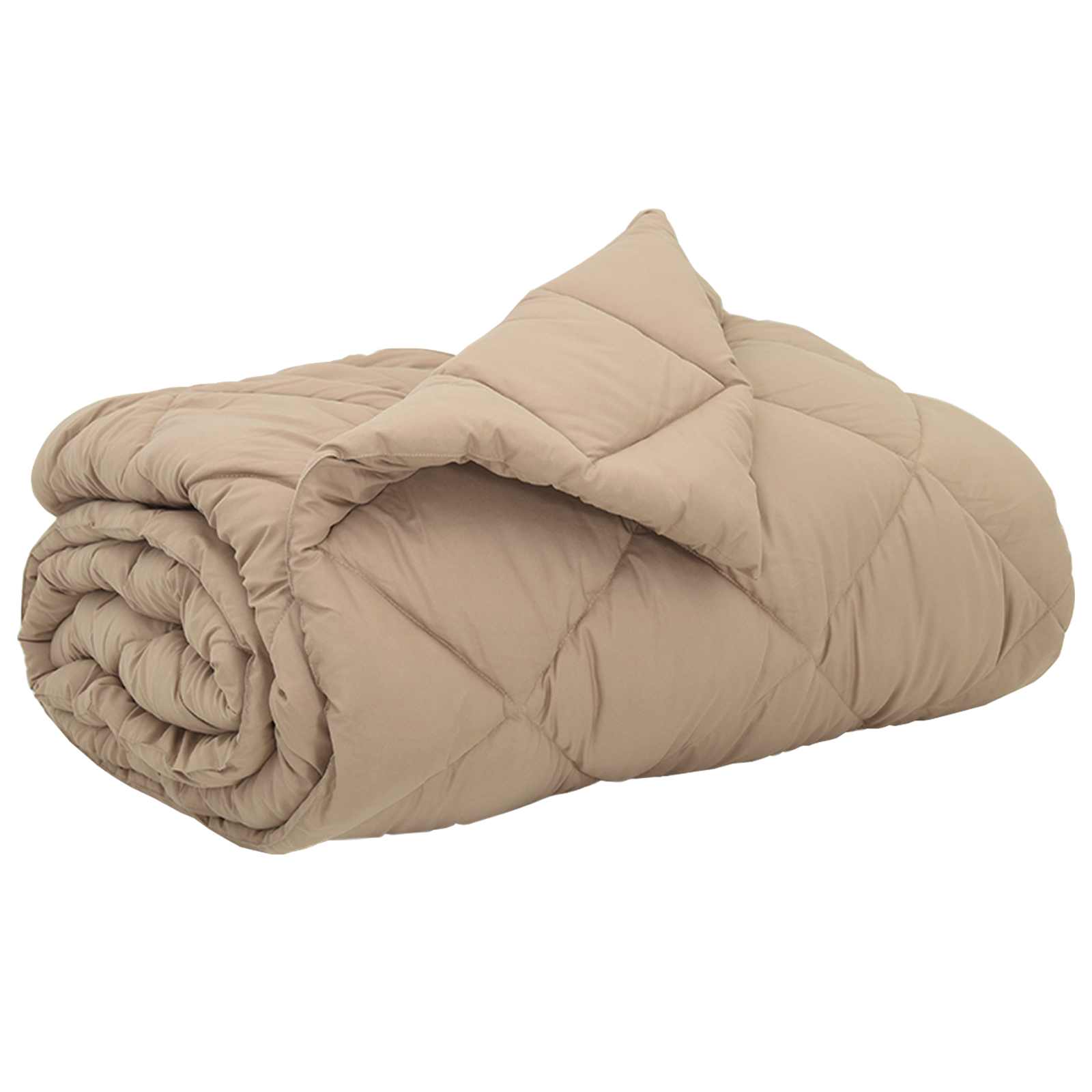 Κουβέρτα ολόκληρου του χρόνου Taupe 220 x 260 cm Μικροΐνες
