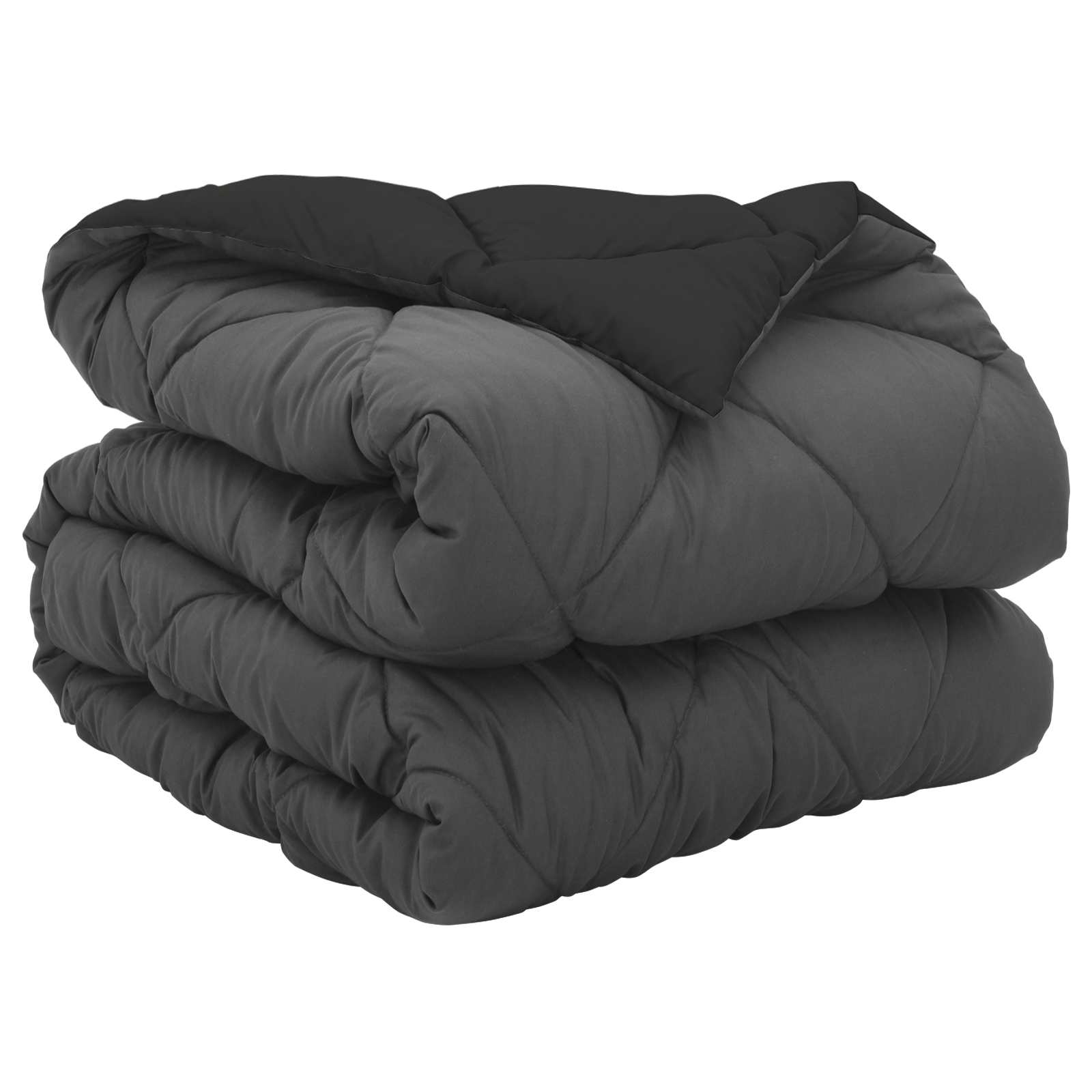 Κουβέρτα ολόκληρου του χρόνου Μαύρο και Ανθρακί 200 x 155 εκ - Pakobazaar