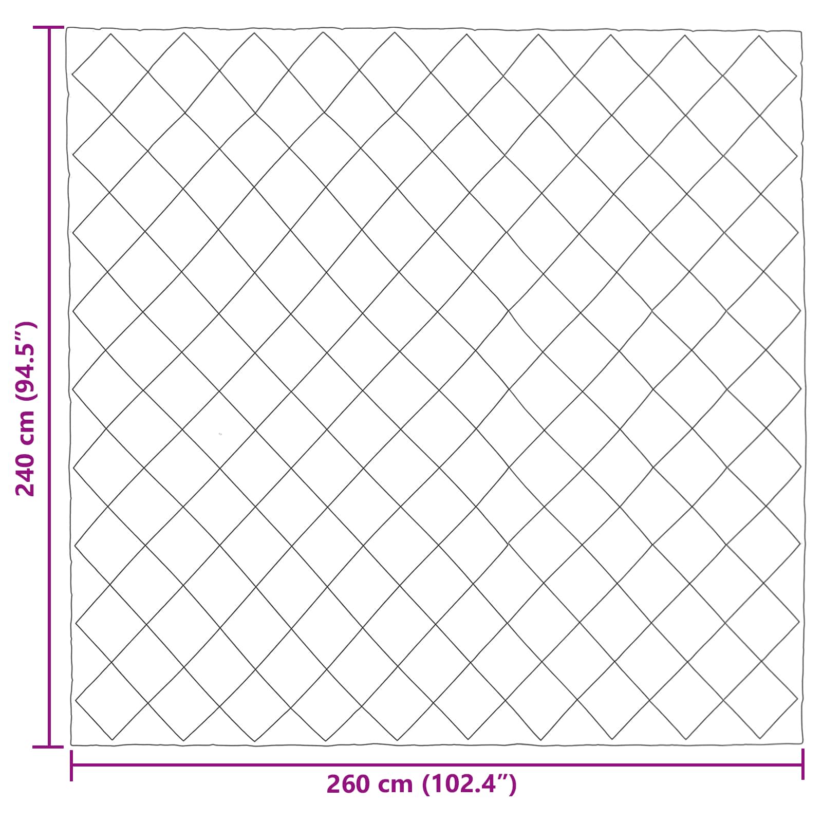 Χειμερινό Παπλωματοθήκη Πράσινο 240 x 260 εκ. Μικροΐνες