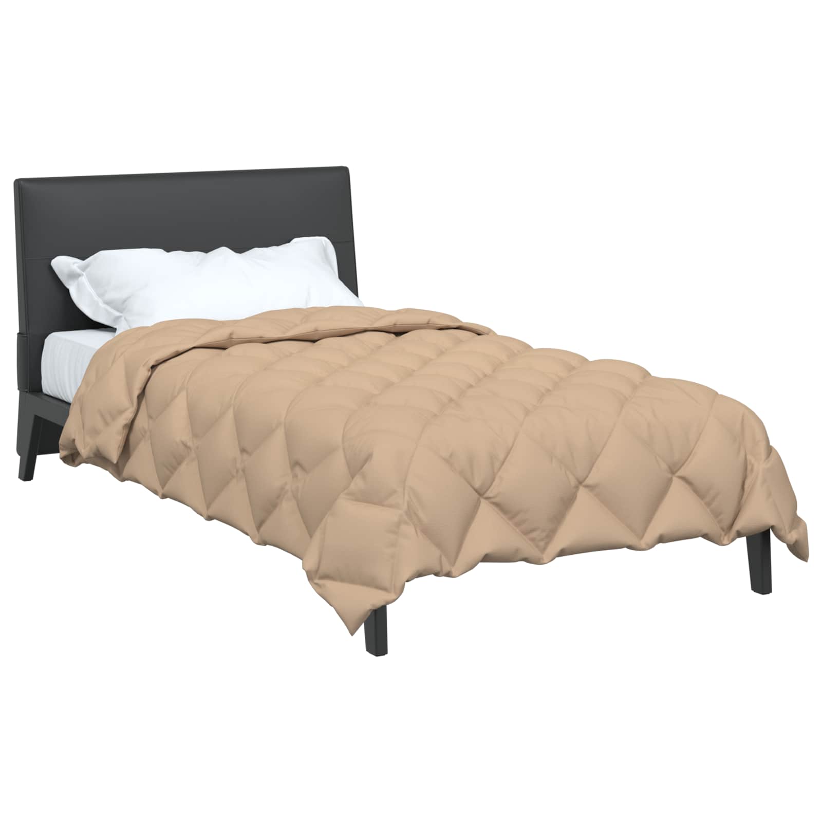 Χειμερινό Παπλωματοθήκη 155 x 200 εκ. 450 gsm Taupe