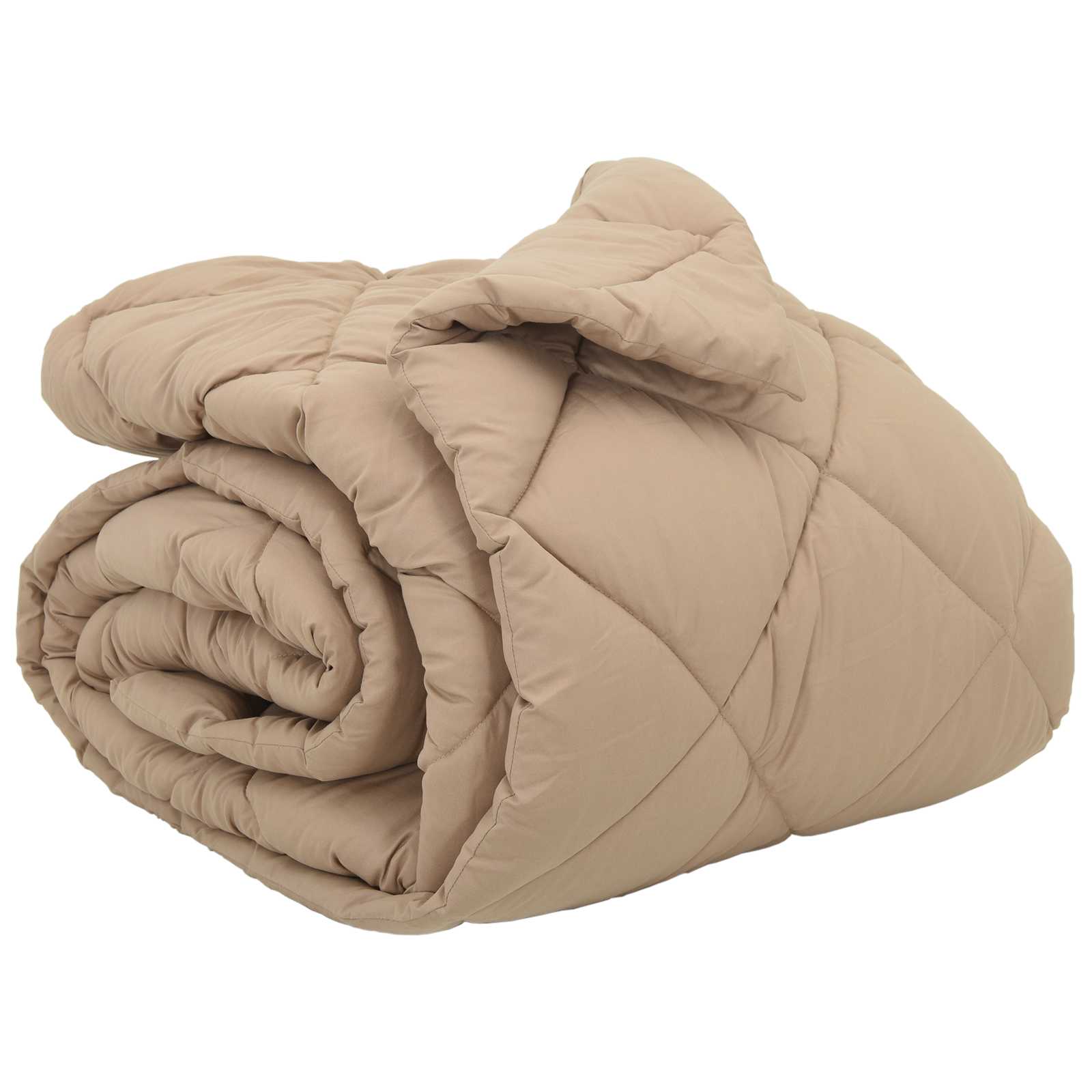 Χειμερινό Παπλωματοθήκη Taupe 240 x 200 cm Μικροΐνες