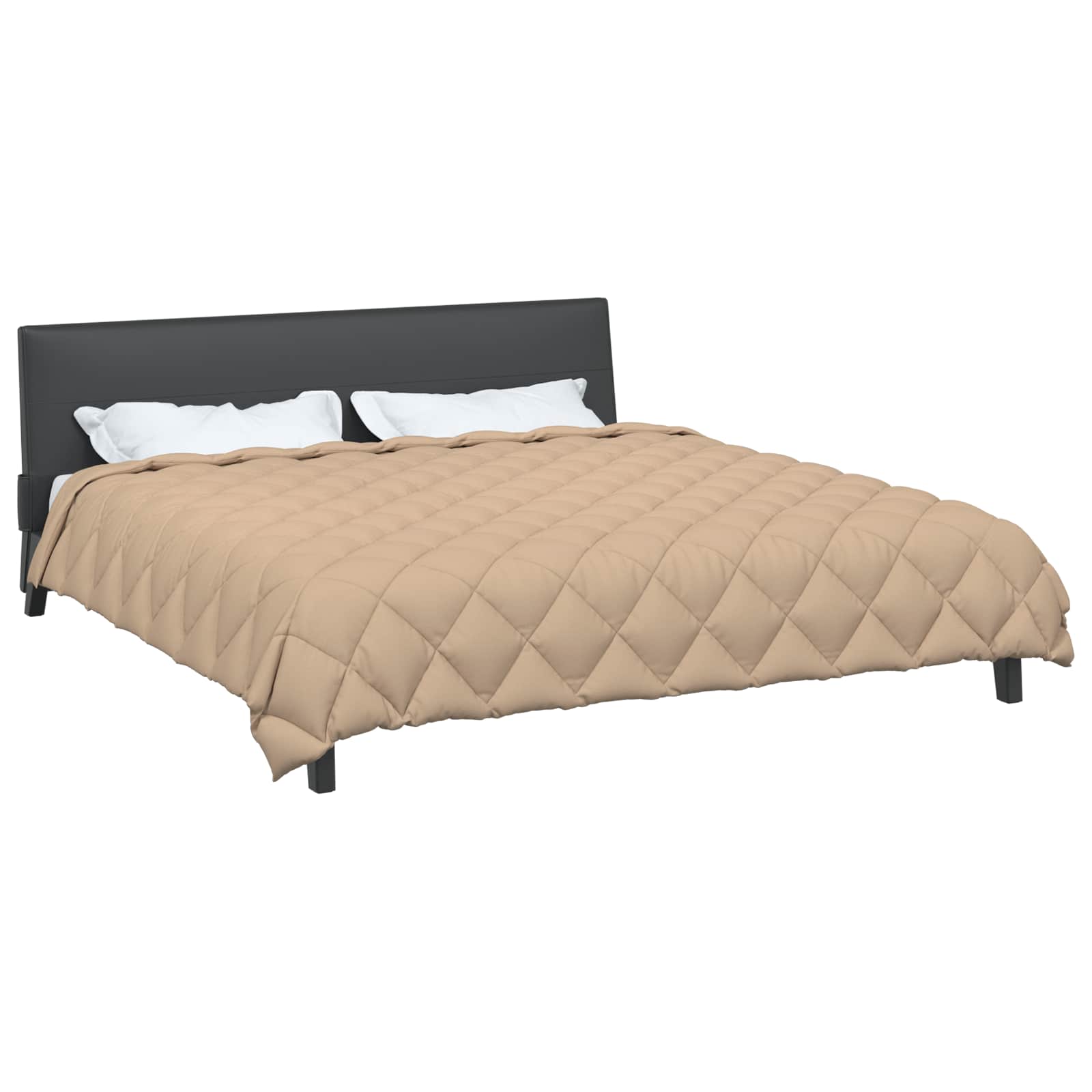 Χειμερινό Παπλωματοθήκη Taupe 240 x 260 εκ. Μικροΐνες - Pakobazaar