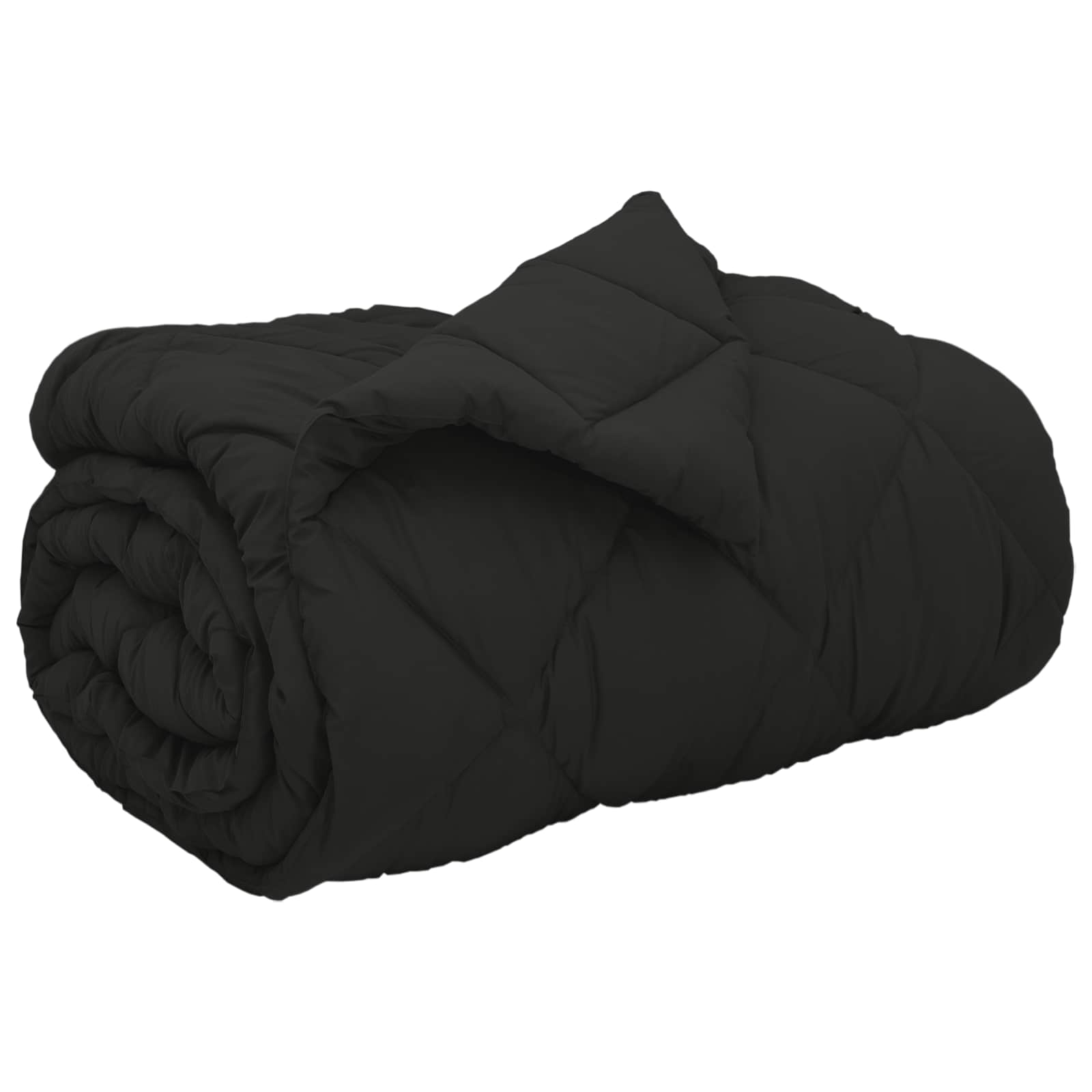 Χειμερινό Παπλωματοθήκη Μαύρο 155 x 220 cm Μικροΐνες
