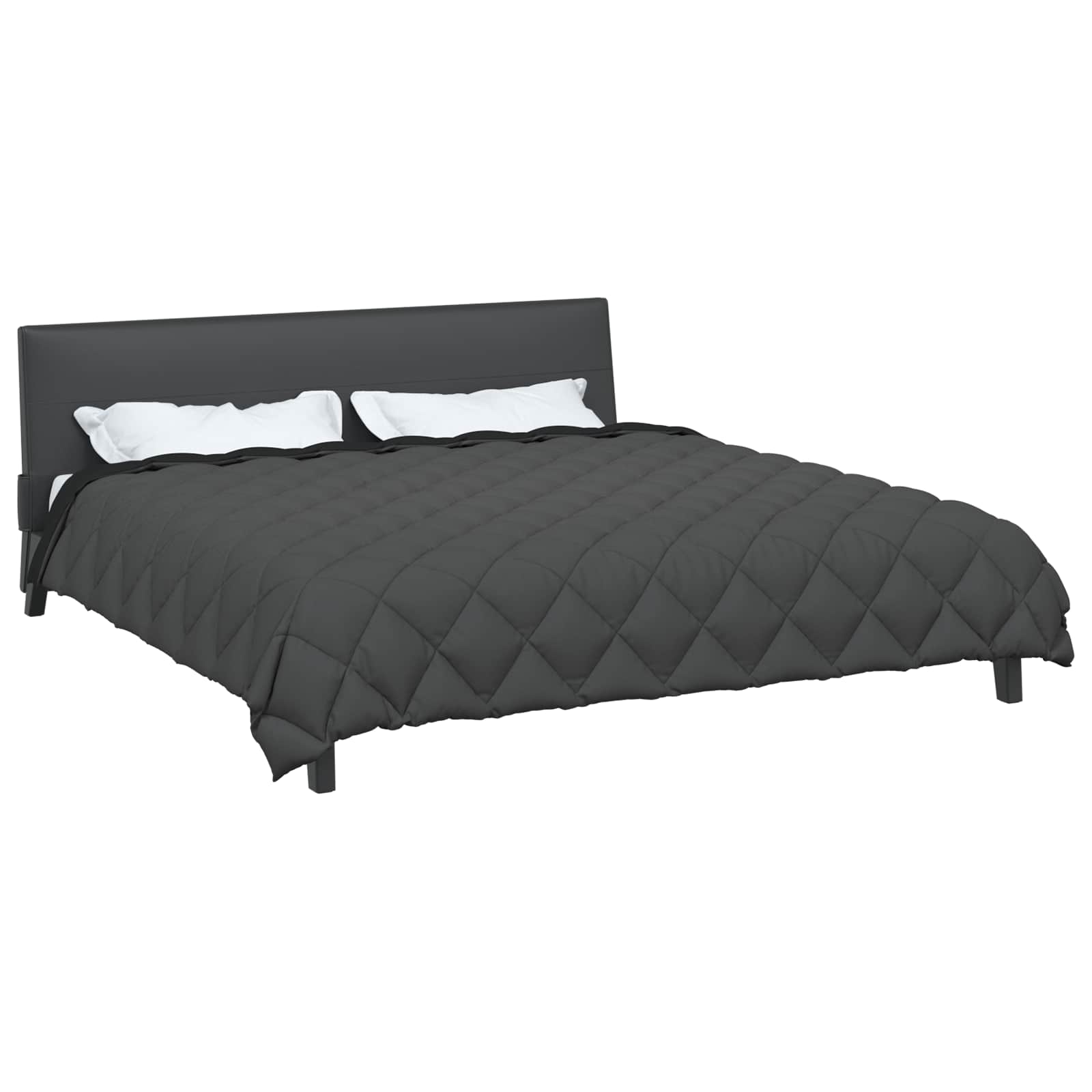 Χειμερινό Παπλωματοθήκη Μαύρο και Ανθρακί 240 x 200 cm