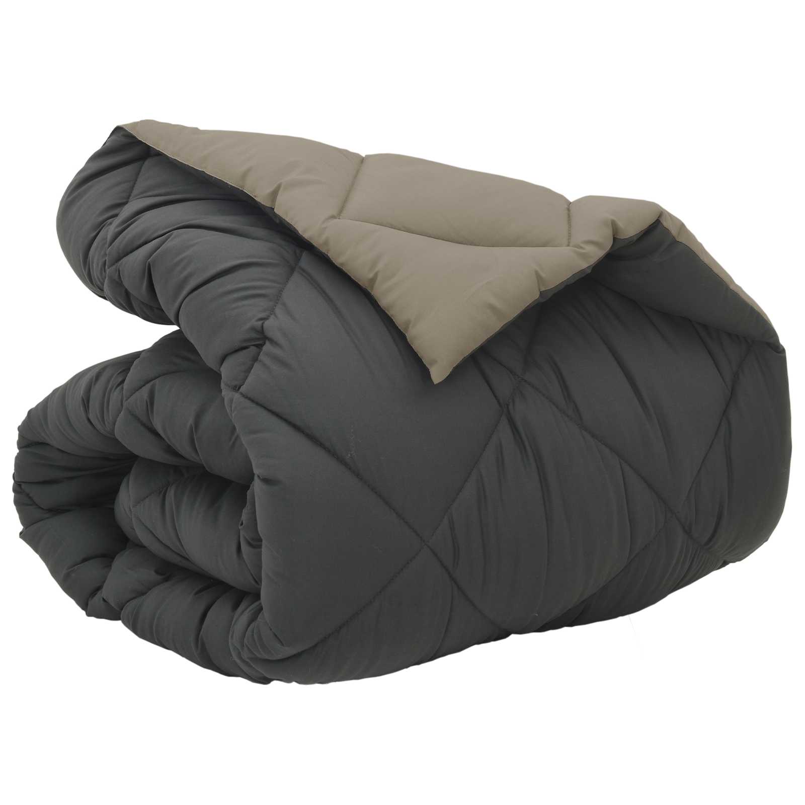 Χειμερινό Παπλωματοθήκη Ανοιχτό γκρι και Ανθρακί 200 x 135 εκ.