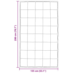 Καλοκαιρινό Παπλωματοθήκη Μαύρο 135 x 200 cm