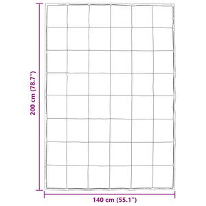 Καλοκαιρινό Παπλωματοθήκη Ασημί 140 x 200 cm