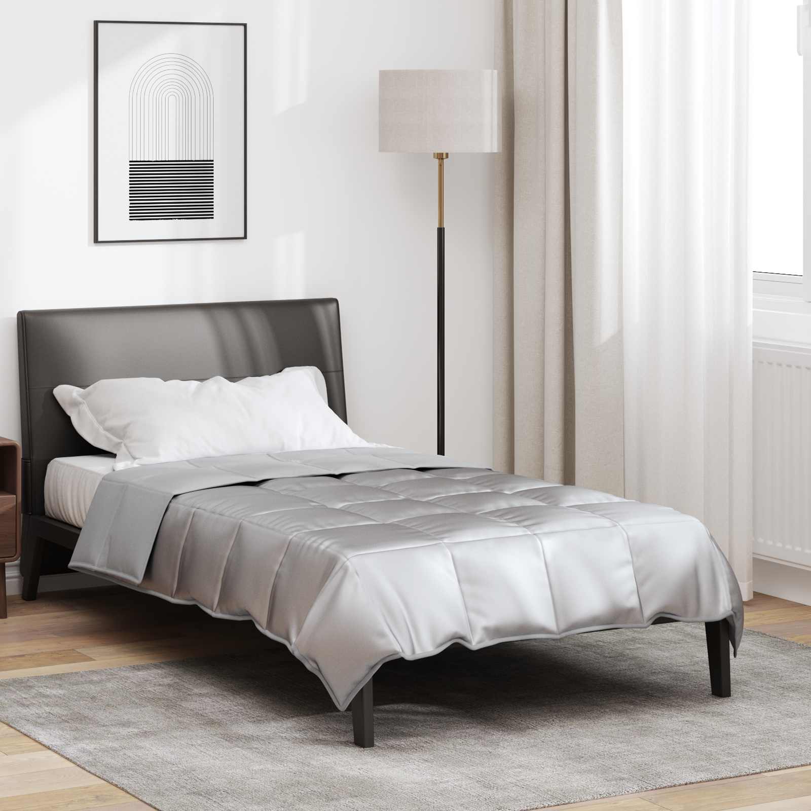Καλοκαιρινό Παπλωματοθήκη Ασημί 155 x 220 cm