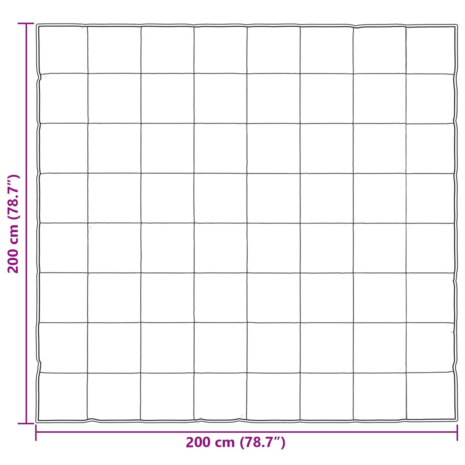 Καλοκαιρινό Παπλωματοθήκη Ασημί 200 x 200 cm