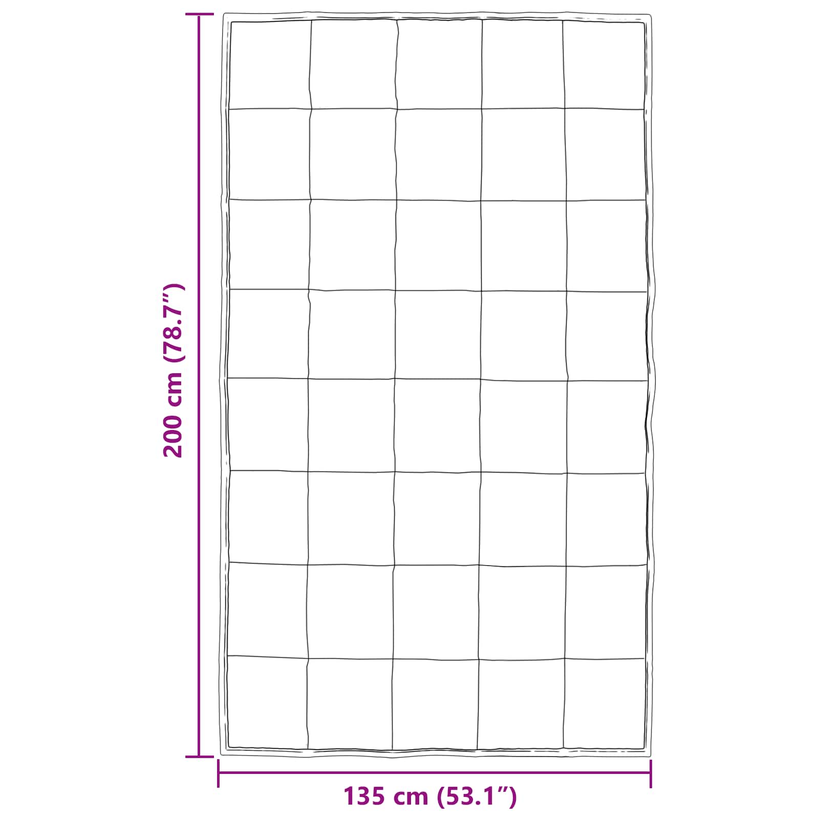 Κουβέρτα ολόκληρου του χρόνου Χρυσό 135 x 200 cm