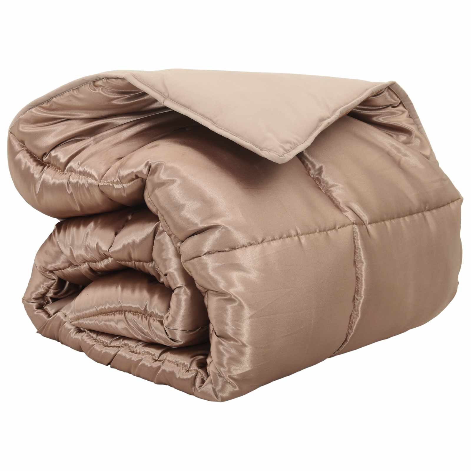 Χειμερινό Παπλωματοθήκη Χρυσό 155 x 220 cm Σατέν και Μικροΐνες