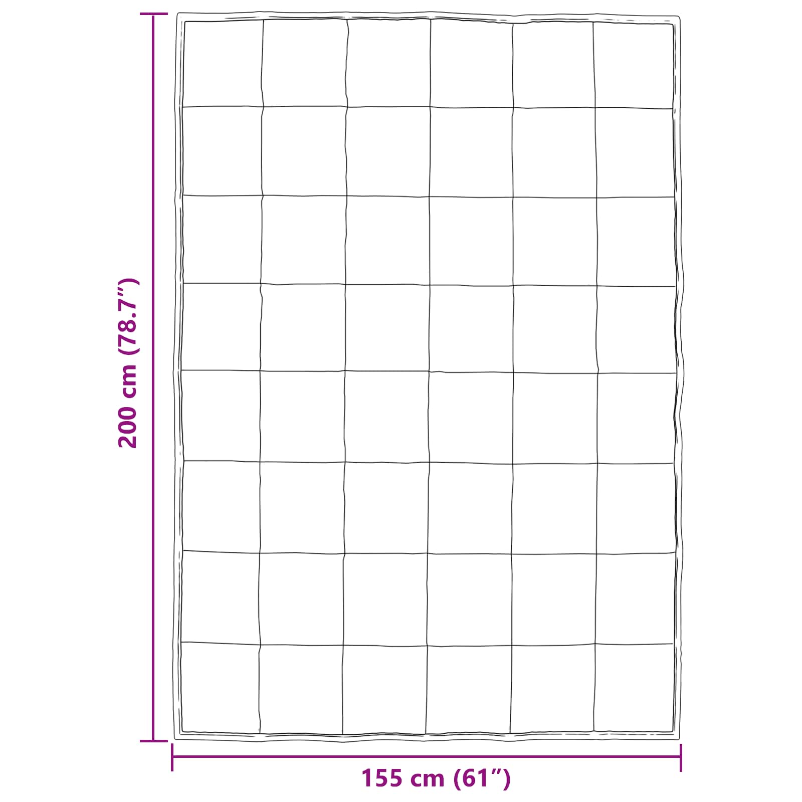 Χειμερινό Παπλωματοθήκη Μαύρο 200 x 155 εκ Σατέν και Μικροΐνες