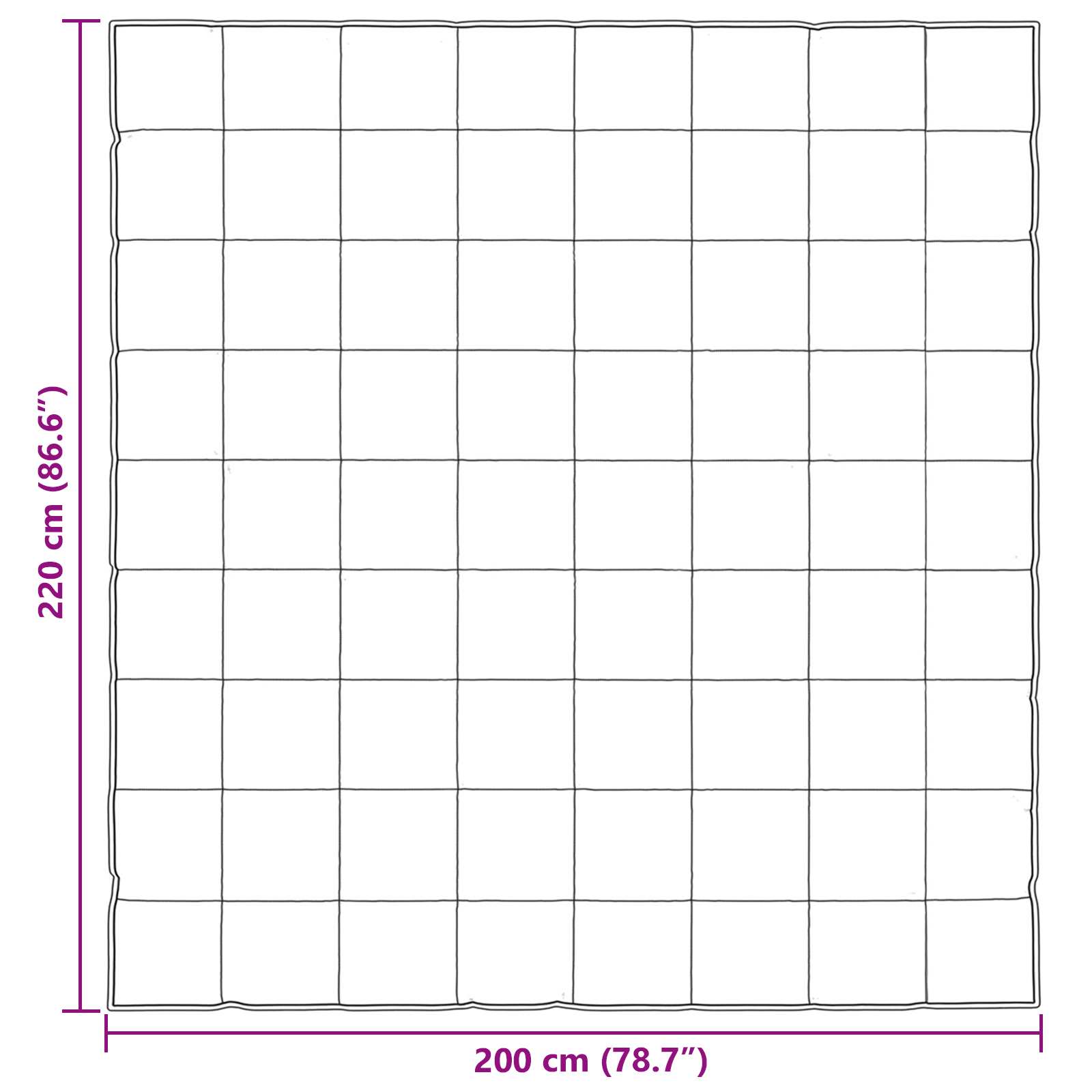 Χειμερινό Παπλωματοθήκη Μαύρο 200 x 220 cm Σατέν και Μικροΐνες