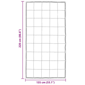 Χειμερινό Παπλωματοθήκη 135 x 220 εκ. 450 gsm Ασημί
