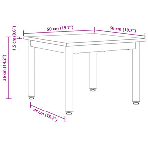 Τραπεζάκι σαλονιού Γκρίζο Σονομα 50 x 50 x 36 εκ.