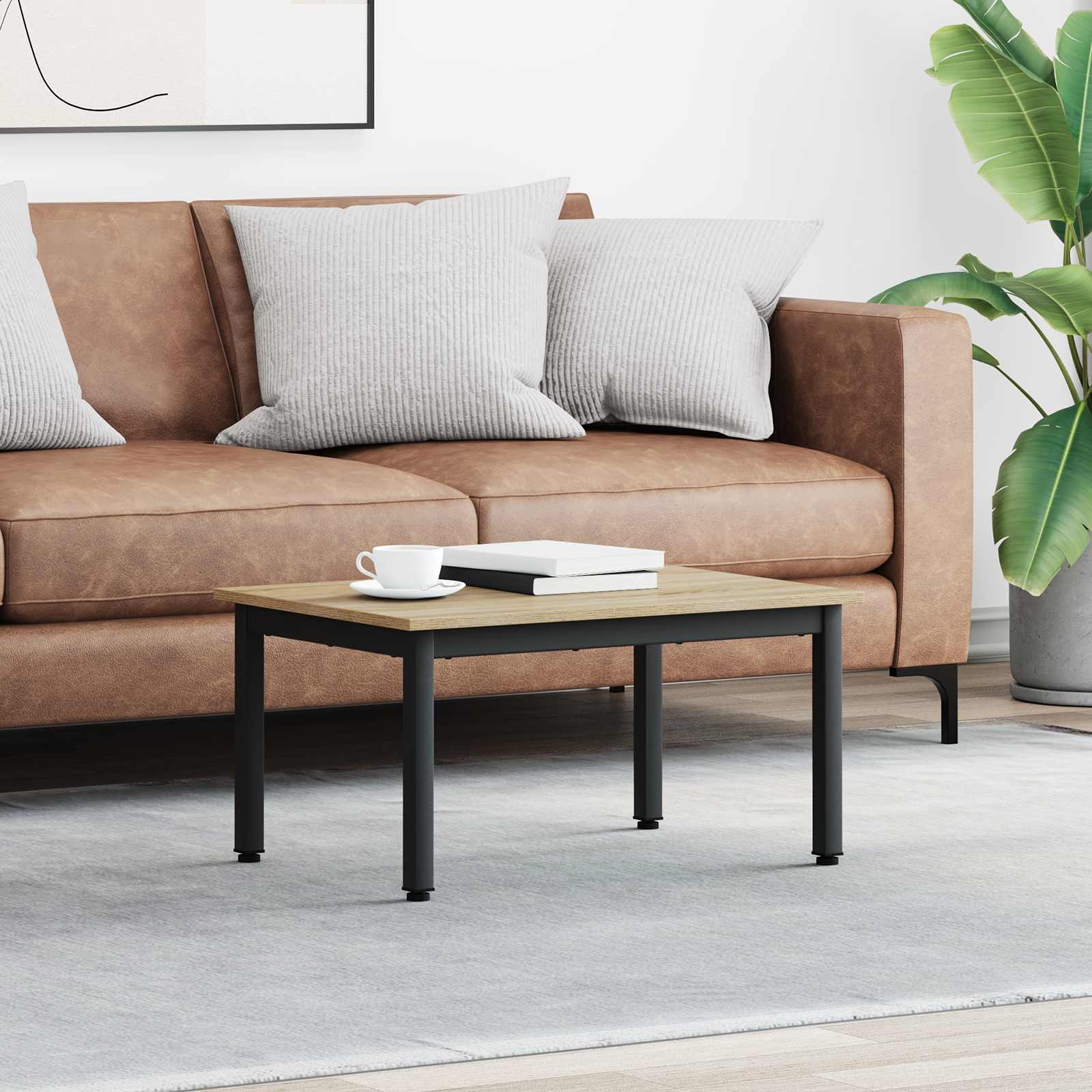 Τραπεζάκι σαλονιού Σονόμα 70 x 50 x 36 εκ Επεξεργασμένο ξύλο