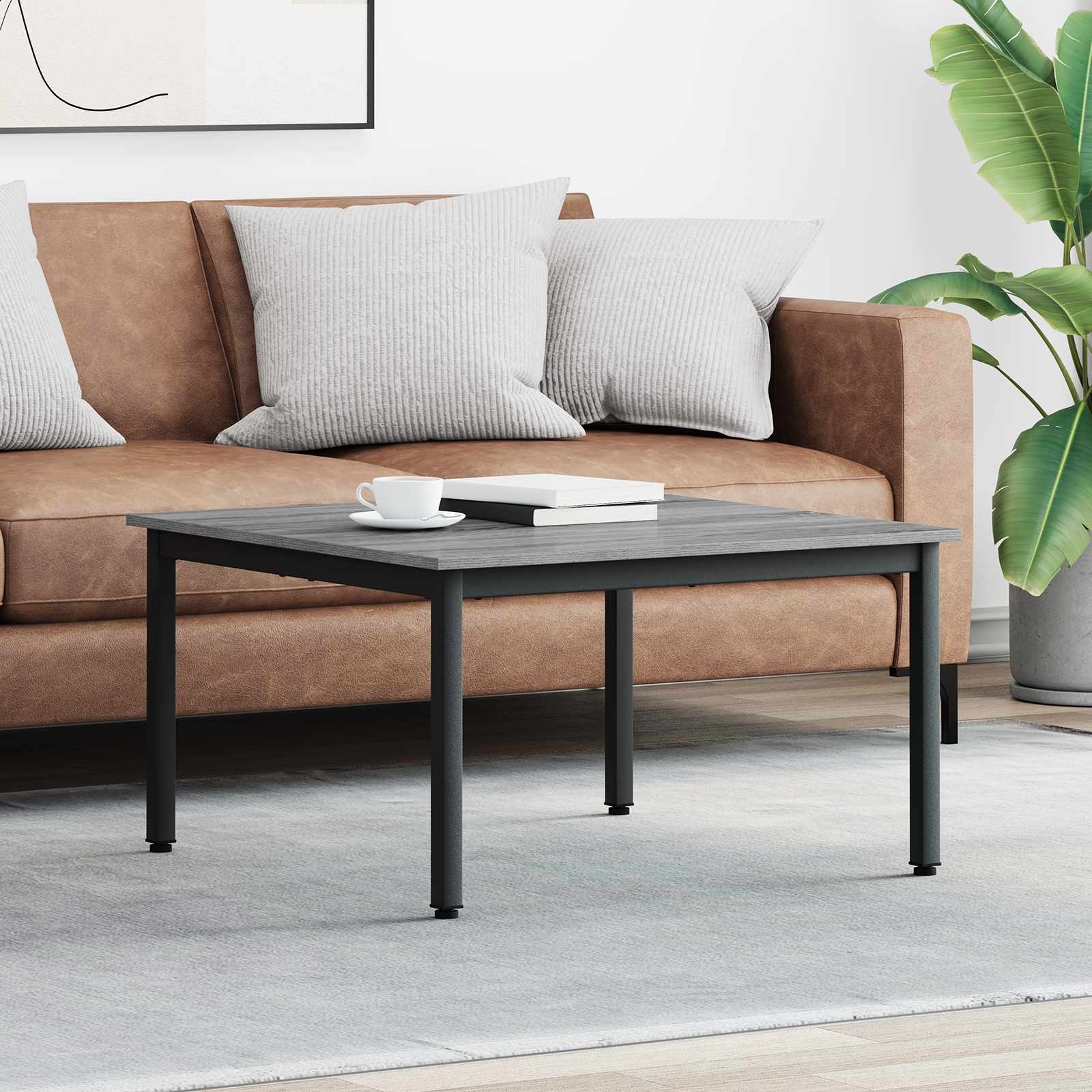 Τραπεζάκι σαλονιού Γκρίζο Σονομα 80 x 80 x 45 cm