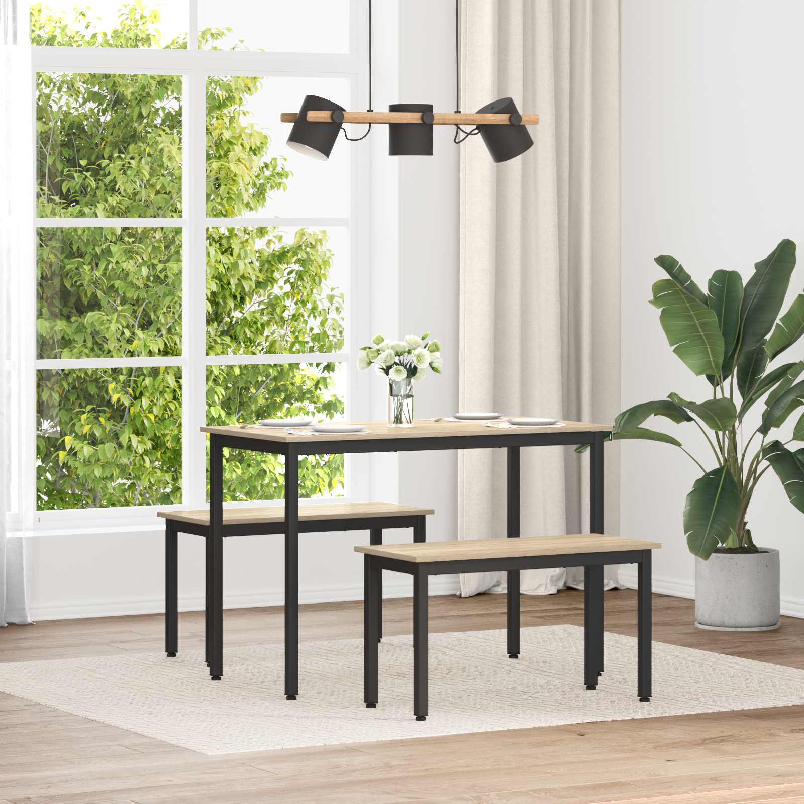 παγκάκι Σονόμα 80 x 35 x 45 cm Επεξεργασμένο ξύλο - Pakobazaar