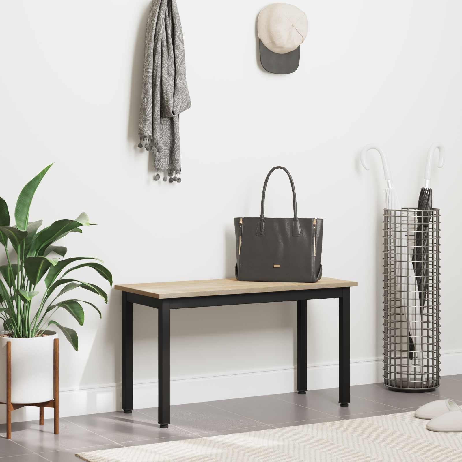 παγκάκι Σονόμα 80 x 35 x 45 cm Επεξεργασμένο ξύλο - Pakobazaar