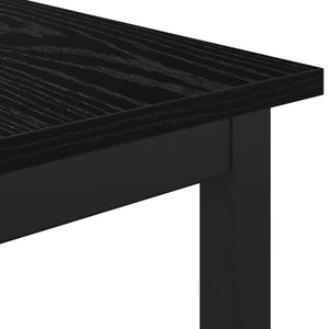 παγκάκι Μαύρη Οξυά 110 x 35 x 45 cm Επεξεργασμένο ξύλο - Pakobazaar