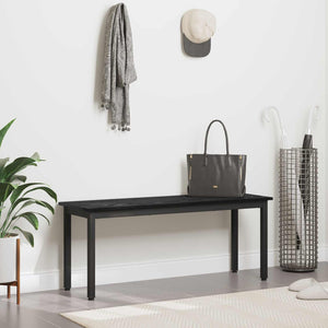 παγκάκι Μαύρη Οξυά 110 x 35 x 45 cm Επεξεργασμένο ξύλο - Pakobazaar
