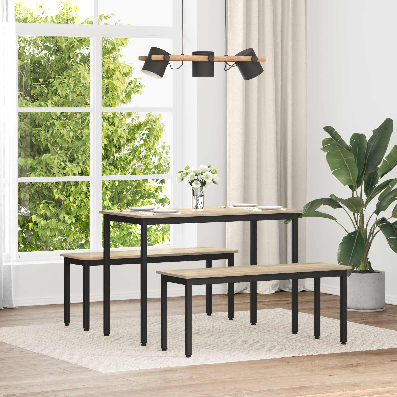 παγκάκι Σονόμα 110 x 35 x 45 cm Επεξεργασμένο ξύλο - Pakobazaar
