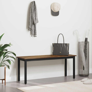 παγκάκι Καπνιστό Δρύς 110 x 35 x 45 cm Επεξεργασμένο Ξύλο