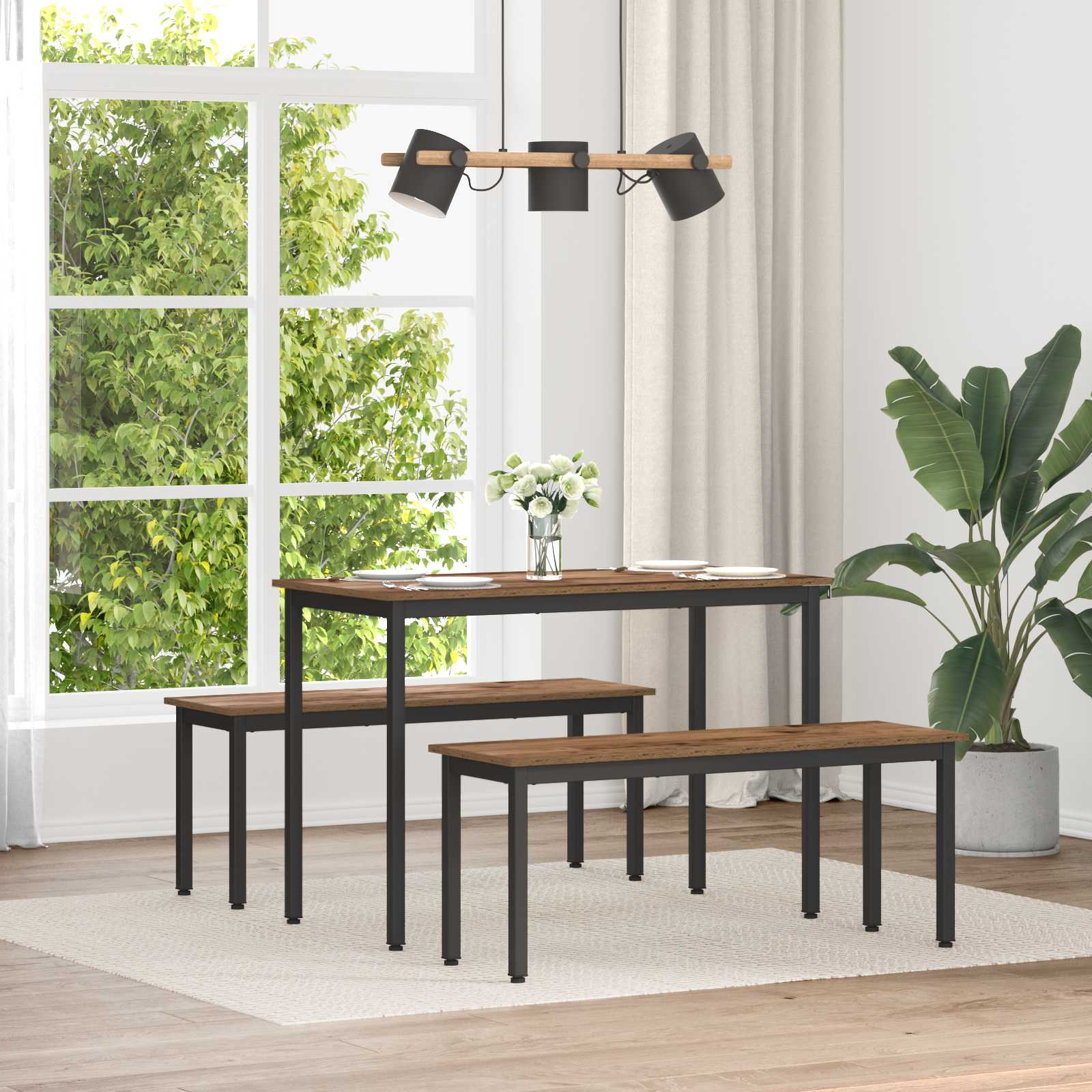 παγκάκι Παλιό ξύλο 110 x 35 x 45 cm Επεξεργασμένο ξύλο - Pakobazaar