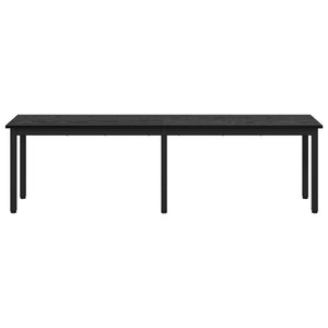 παγκάκι Μαύρη Οξυά 160 x 35 x 45 cm Επεξεργασμένο ξύλο - Pakobazaar