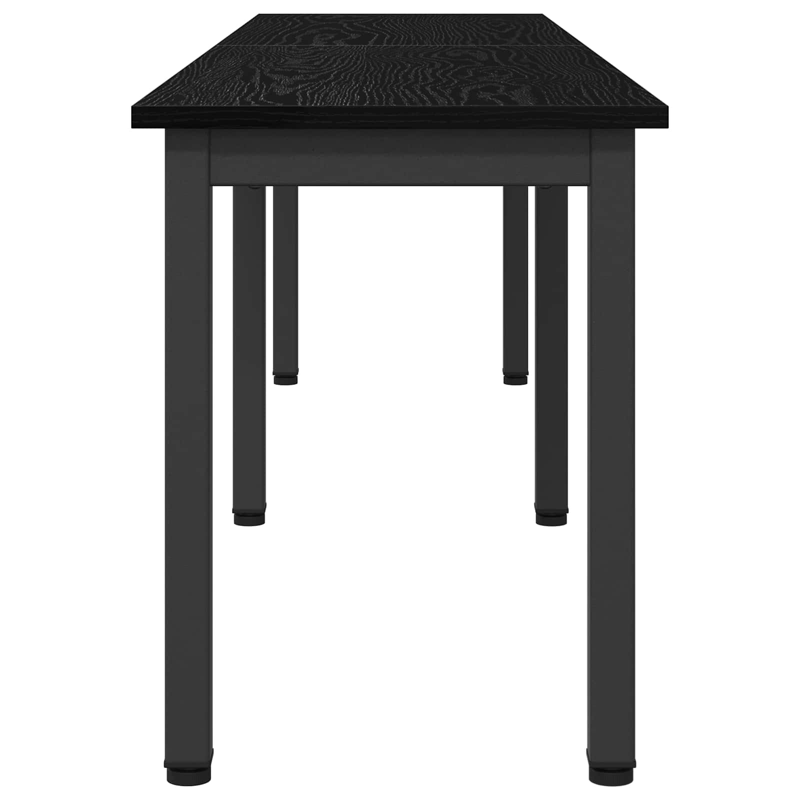 παγκάκι Μαύρη Οξυά 160 x 35 x 45 cm Επεξεργασμένο ξύλο - Pakobazaar