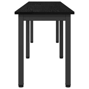 παγκάκι Μαύρη Οξυά 160 x 35 x 45 cm Επεξεργασμένο ξύλο - Pakobazaar