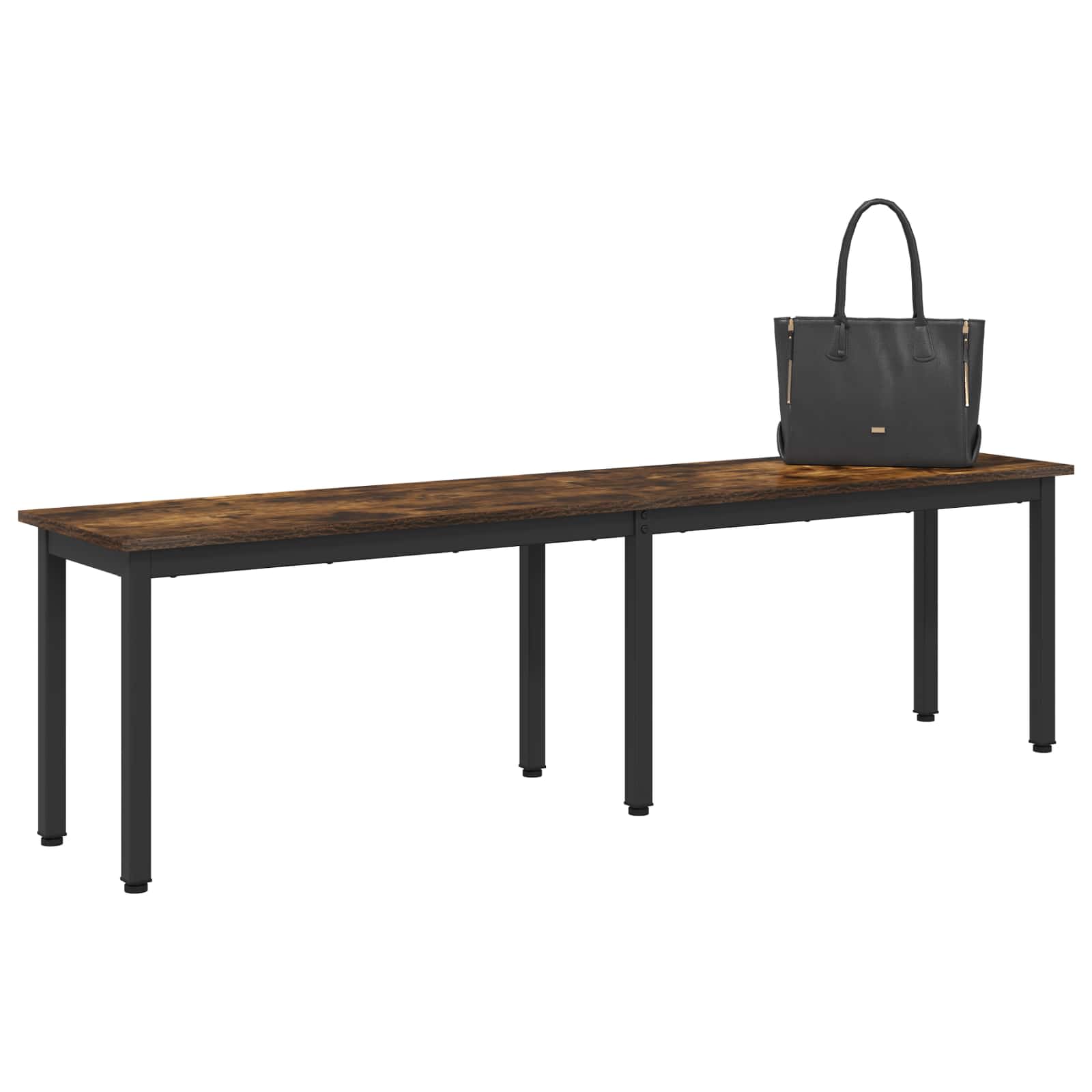 παγκάκι Καπνιστό Δρύς 160 x 35 x 45 cm Επεξεργασμένο ξύλο - Pakobazaar