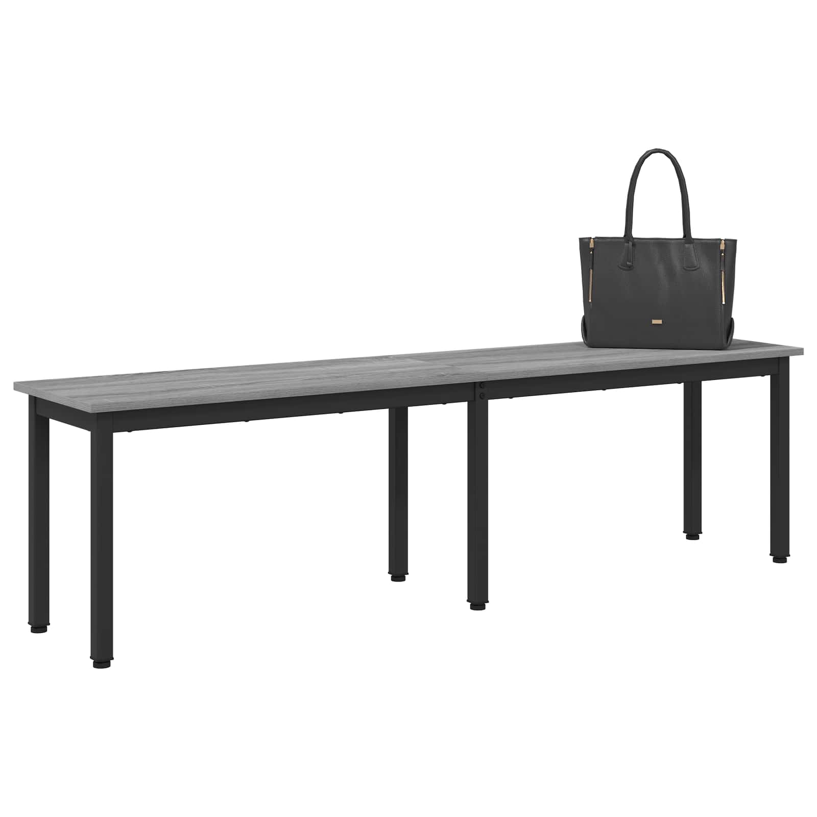 παγκάκι Γκρίζο Σονομα 160 x 35 x 45 cm Επεξεργασμένο Ξύλο