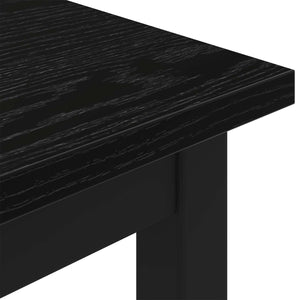 παγκάκι Μαύρη Οξυά 200 x 35 x 45 εκ Επεξεργασμένο Ξύλο