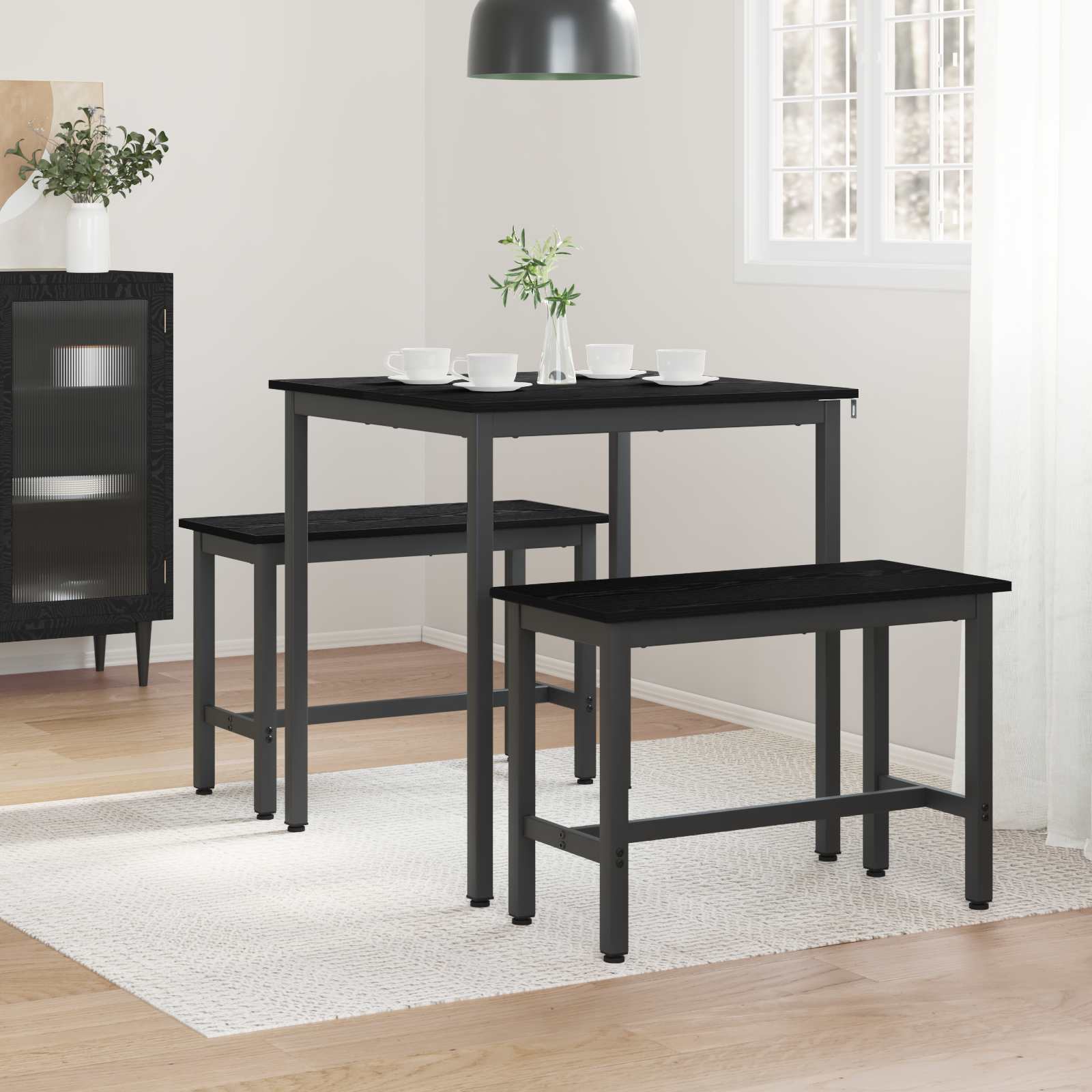 Τραπεζαρίες 70 x 70 x 75 cm ΜΕΤΑΛΛΟ