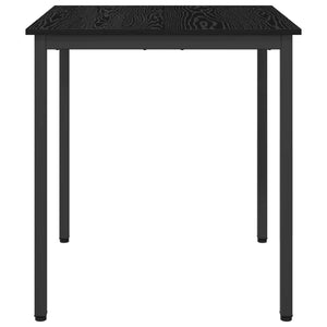 Τραπεζαρίες 70 x 70 x 75 cm Επεξεργασμένο Ξύλο Μαύρη Δρυς