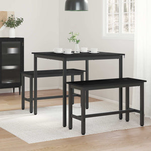 Τραπεζαρίες 80 x 80 x 75 cm ΜΕΤΑΛΛΟ - Pakobazaar