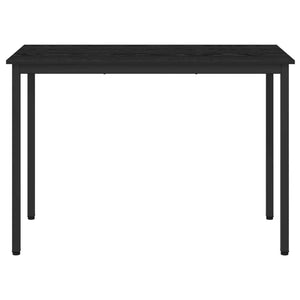 Τραπεζαρίες 110 x 55 x 75 cm Επεξεργασμένο Ξύλο Μαύρη Δρυς - Pakobazaar