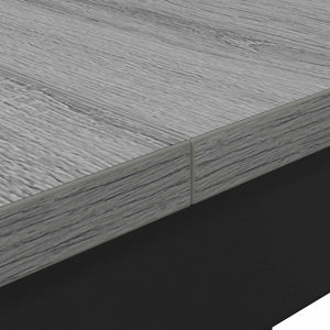 Τραπεζαρίες 140 x 80 x 75 cm Επεξεργασμένο Ξύλο Γκρι Sonoma