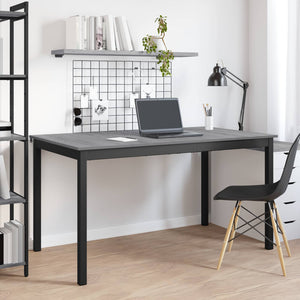 Τραπεζαρίες 140 x 80 x 75 cm Επεξεργασμένο Ξύλο Γκρι Sonoma