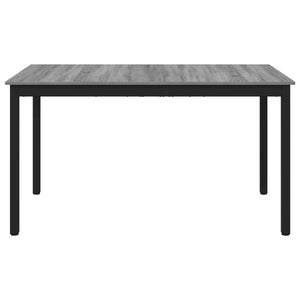 Τραπεζαρίες 140 x 80 x 75 cm Επεξεργασμένο Ξύλο Γκρι Sonoma
