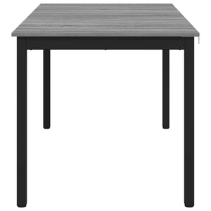 Τραπεζαρίες 140 x 80 x 75 cm Επεξεργασμένο Ξύλο Γκρι Sonoma