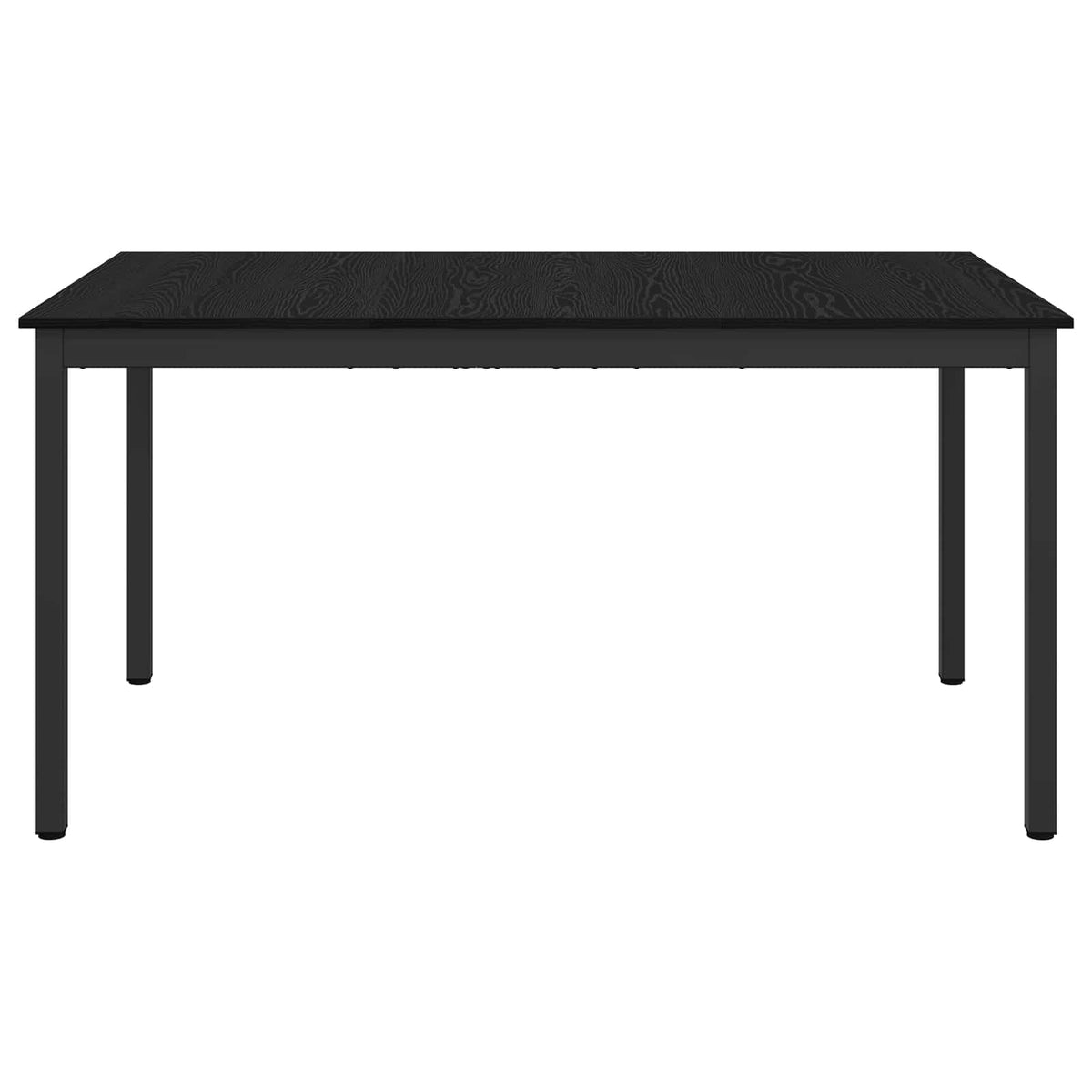 Τραπεζαρίες 150 x 90 x 75 cm Επεξεργασμένο Ξύλο Μαύρη Δρυς - Pakobazaar
