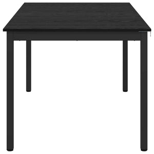Τραπεζαρίες 150 x 90 x 75 cm Επεξεργασμένο Ξύλο Μαύρη Δρυς - Pakobazaar
