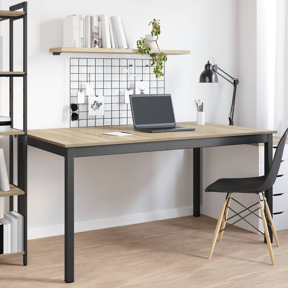 Τραπεζαρίες 150 x 90 x 75 cm Επεξεργασμένο Ξύλο Sonoma Δρυς - Pakobazaar
